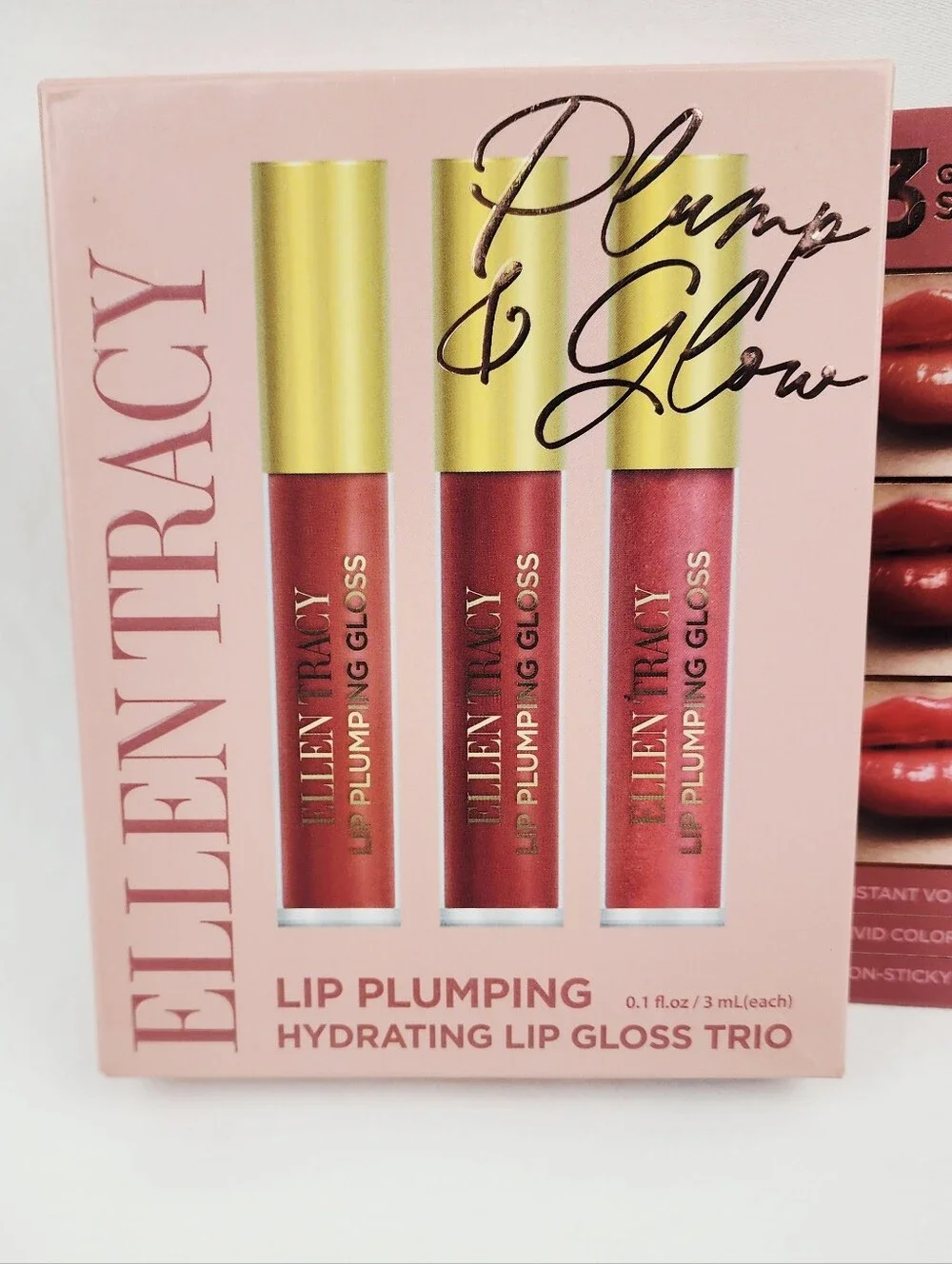 Ellen Tracy Lip Plumping Hydrating Lip Gloss Trio